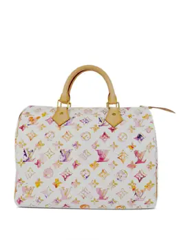 Louis Vuitton Pre-Owned: Белая сумка 