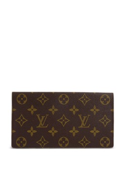 Louis Vuitton Pre-Owned: Коричневый кошелёк