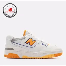 New Balance: Белые кроссовки  550