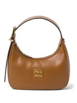 Miu Miu: Коричневая сумка 