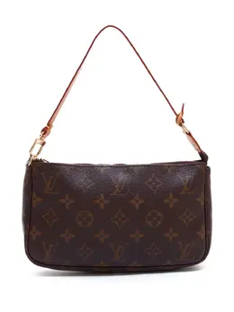 Louis Vuitton Pre-Owned: Коричневый клатч 