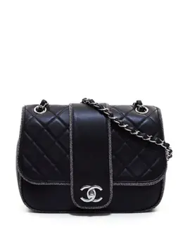 CHANEL Pre-Owned: Чёрная сумка 