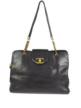 CHANEL Pre-Owned: Чёрная сумка 