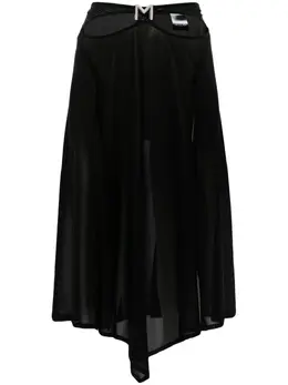 Mugler: Юбка миди 