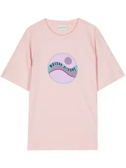 Maison Kitsuné: Хлопковая футболка 
