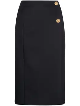 Givenchy: Юбка из шерсти 