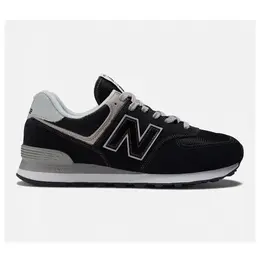 New Balance: Чёрные кроссовки 