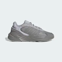 adidas: Серебристые кроссовки 