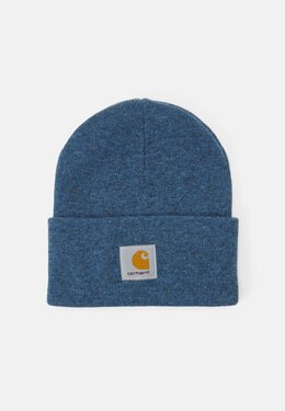 Carhartt WIP: Синяя шапка Watch Hat