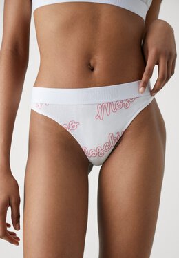 Moschino Underwear: Белые трусы 