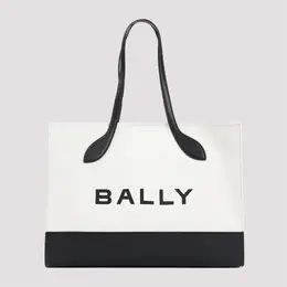 Bally: Белая сумка-шоппер 