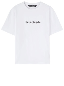 Palm Angels: Белая футболка 