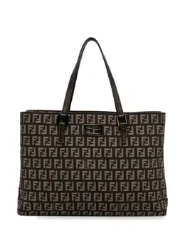 Fendi Pre-Owned: Коричневая сумка-шоппер