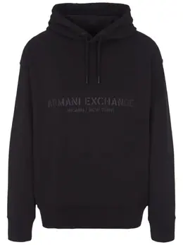 Armani Exchange: Толстовка с принтом 