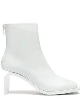 Courrèges: Белые ботинки 