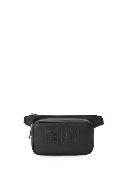 Fendi: Чёрная сумка  Roma