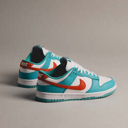 Nike: Белые кроссовки  Dunk Low Retro