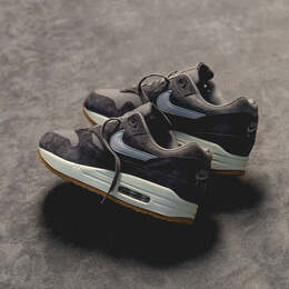 Nike: Серые кроссовки  Air Max 1 Premium