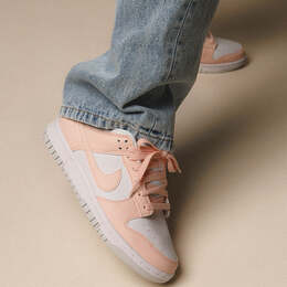 Nike: Белые кроссовки  Dunk Low Next Nature