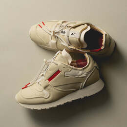 Reebok: Чёрные кроссовки Classic Leather