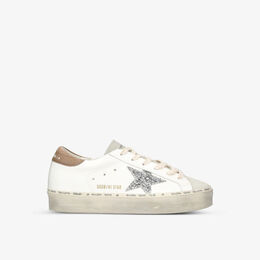 Golden Goose: Белые кеды  Hi Star