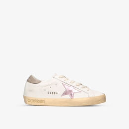 Golden Goose: Белые кеды  Super Star