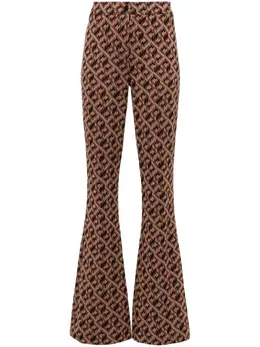 DVF Diane von Furstenberg: Расклешённые брюки 