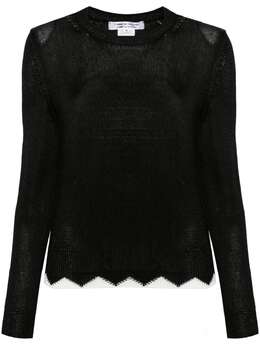 Comme Des Garçons Comme Des Garçons: Чёрный свитер 