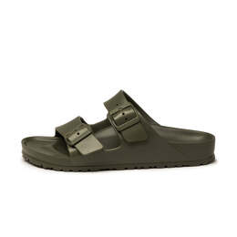 Birkenstock: Сандалии  Arizona Eva цвета хаки