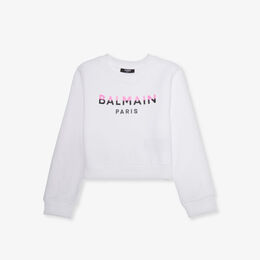 Balmain: Белая толстовка