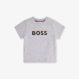 BOSS: Серая футболка