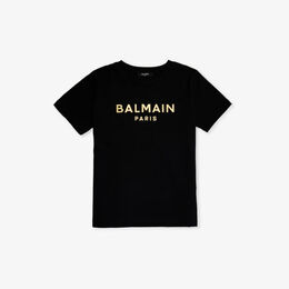 Balmain: Футболка с принтом