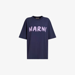 Marni: Хлопковая футболка 