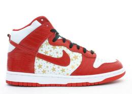 Nike: Красные кроссовки  Dunk High Pro SB