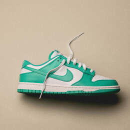 Nike: Белые кроссовки  Dunk Low Retro