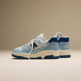 New Balance: Синие кроссовки 