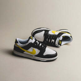 Nike: Чёрные кроссовки Dunk Low