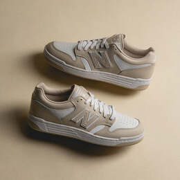 New Balance: Белые кроссовки 