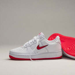 Nike: Белые кроссовки  Air Force 1 Low Retro