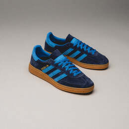 Adidas: Синие кроссовки  Handball Spezial