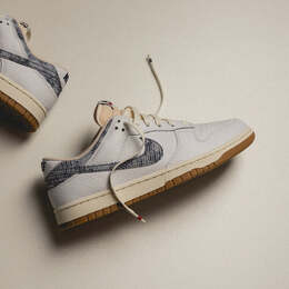 Nike: Белые кроссовки  Dunk Low