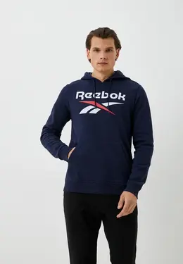 Reebok: Синяя толстовка 