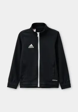 adidas: Чёрная толстовка 