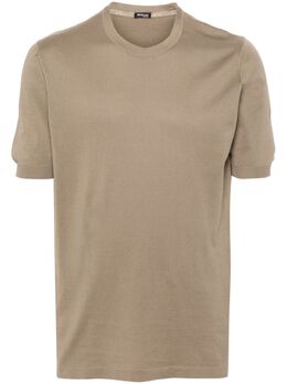 Kiton: Коричневая футболка 