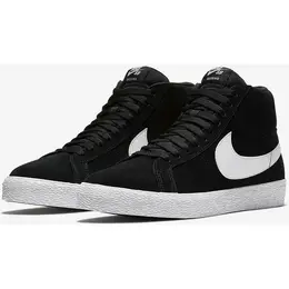 NIKE: Чёрные кеды SB Zoom Blazer Mid