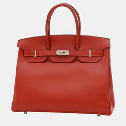 Hermes: Красная сумка  Birkin 35