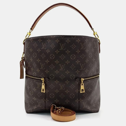 Louis Vuitton: Коричневая сумка-шоппер 