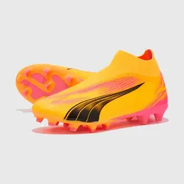 PUMA: Оранжевые кеды 
