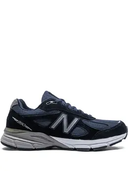 New Balance: Синие кроссовки  990