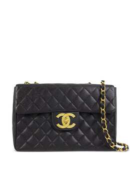 CHANEL Pre-Owned: Чёрная сумка 